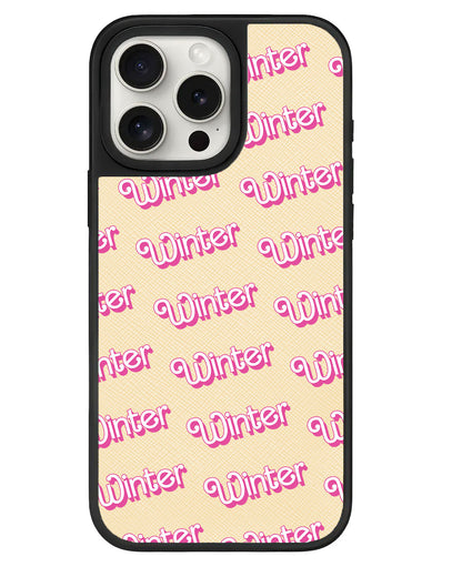 iPhone Leather Grip - Barbie Monogram