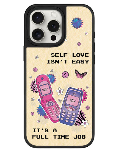 iPhone Leather Grip - Busy Love Myself