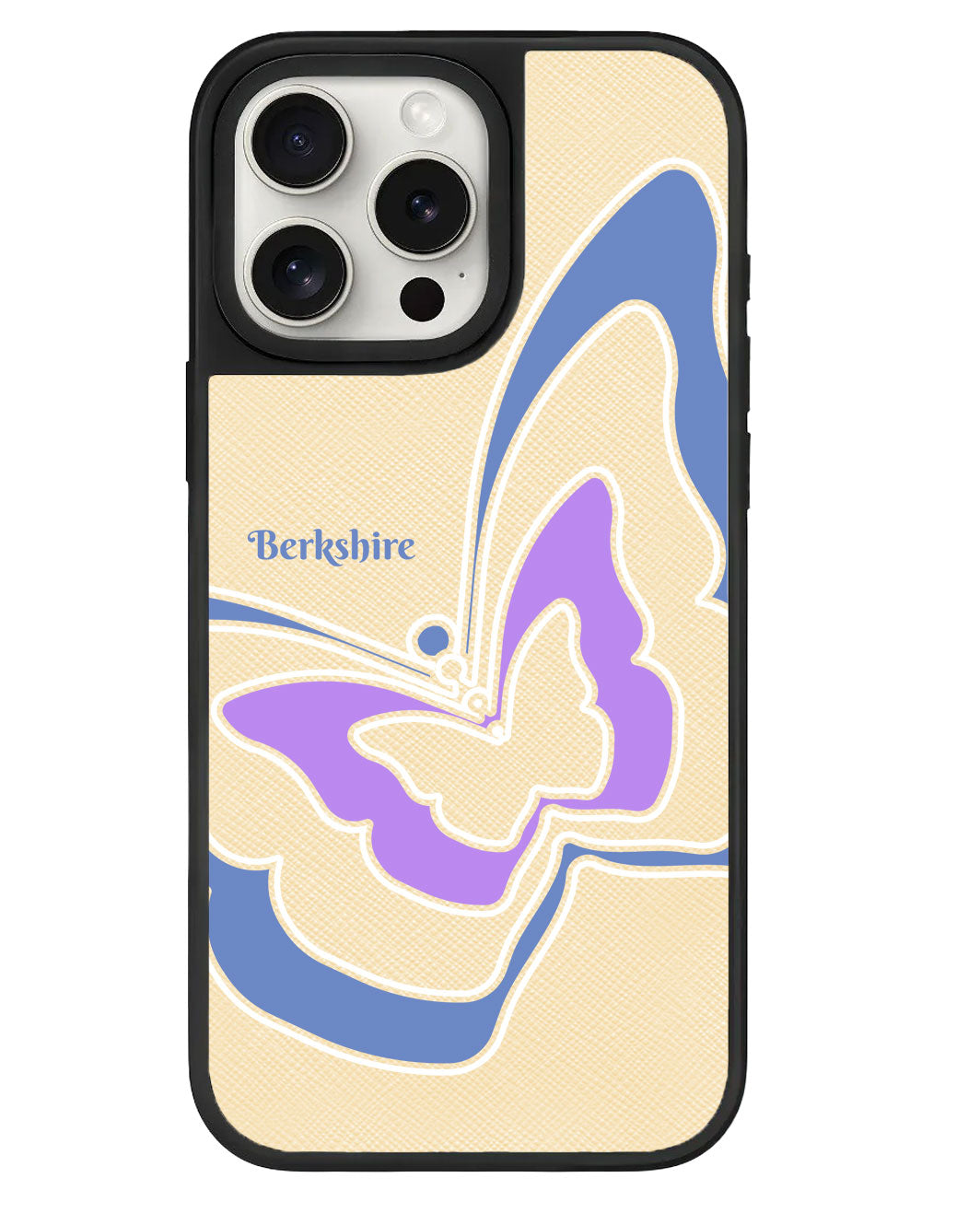 iPhone Leather Grip - Butterfly Pattern 2.0