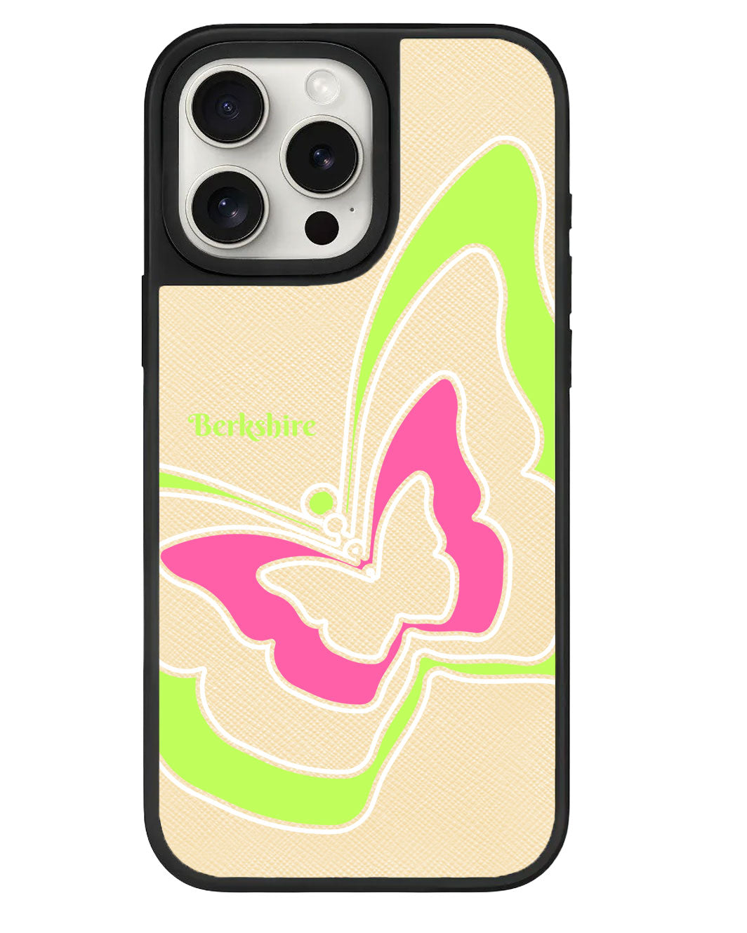 iPhone Leather Grip - Butterfly Pattern 3.0