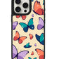 iPhone Leather Grip Case - Butterfly