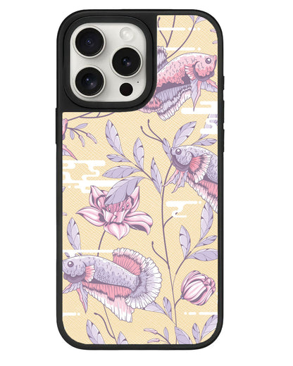 iPhone Leather Grip - Fish & Floral 1.0
