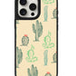 iPhone Leather Grip Case - Cactus