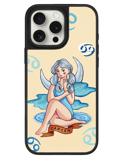 iPhone Leather Grip - Cancer