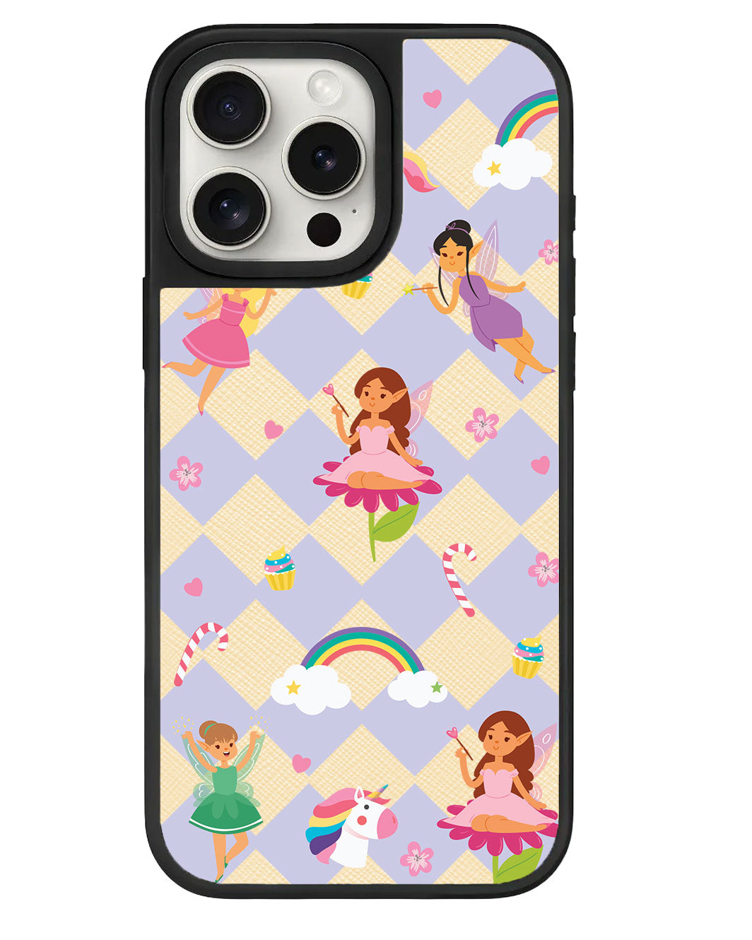 iPhone Leather Grip - Tiny Fairy