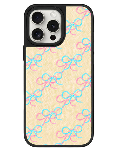 iPhone Leather Grip - Coquette Overlap Bow