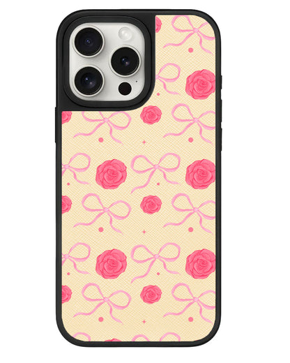 iPhone Leather Grip - Coquette Rose