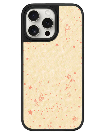 iPhone Leather Grip - Coral Constellation