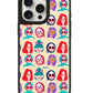 iPhone Leather Grip Case - Cute Sweety Faces