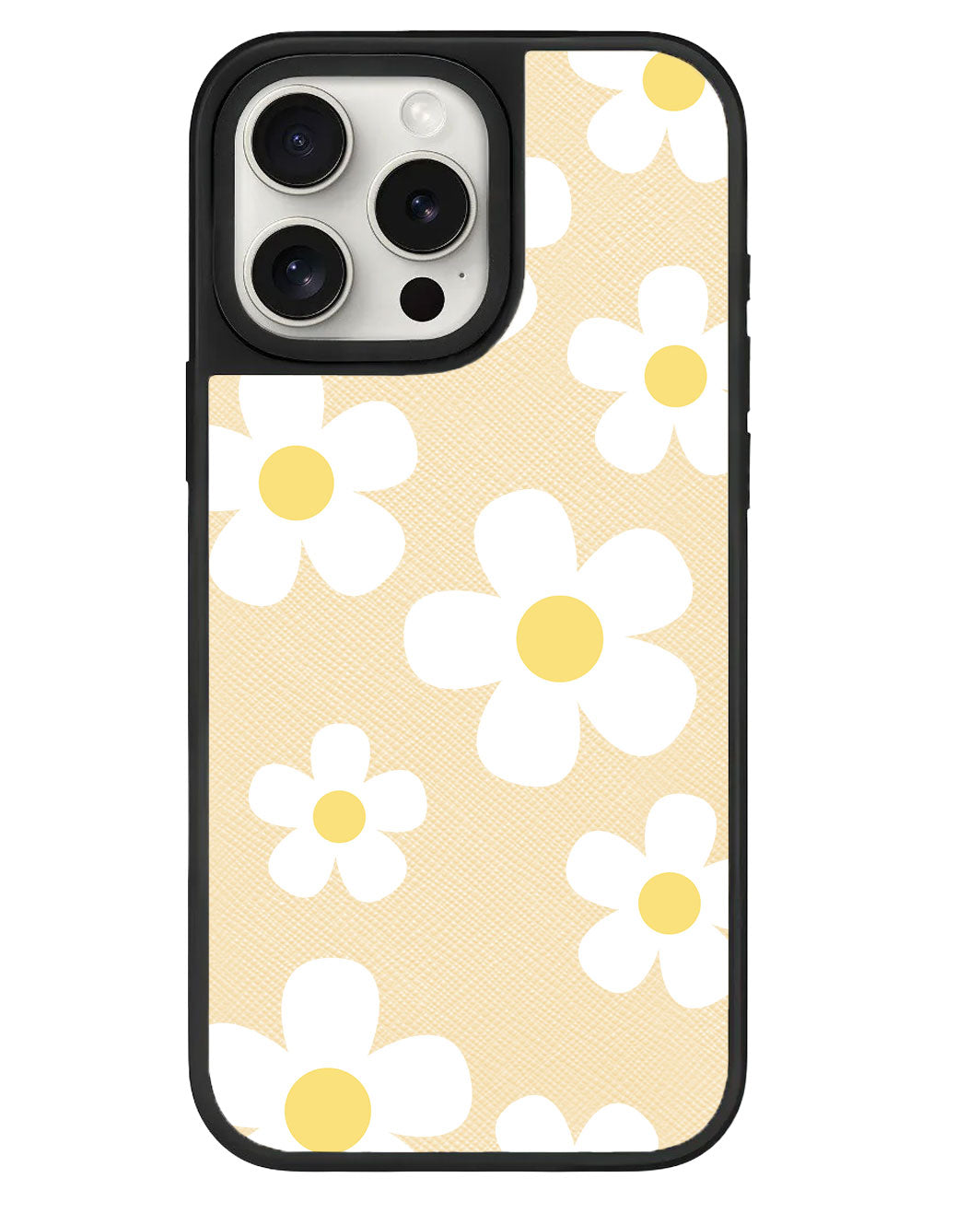 iPhone Leather Grip Case - Daisy 2.0