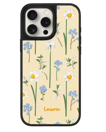 iPhone Leather Grip - December Narcissus