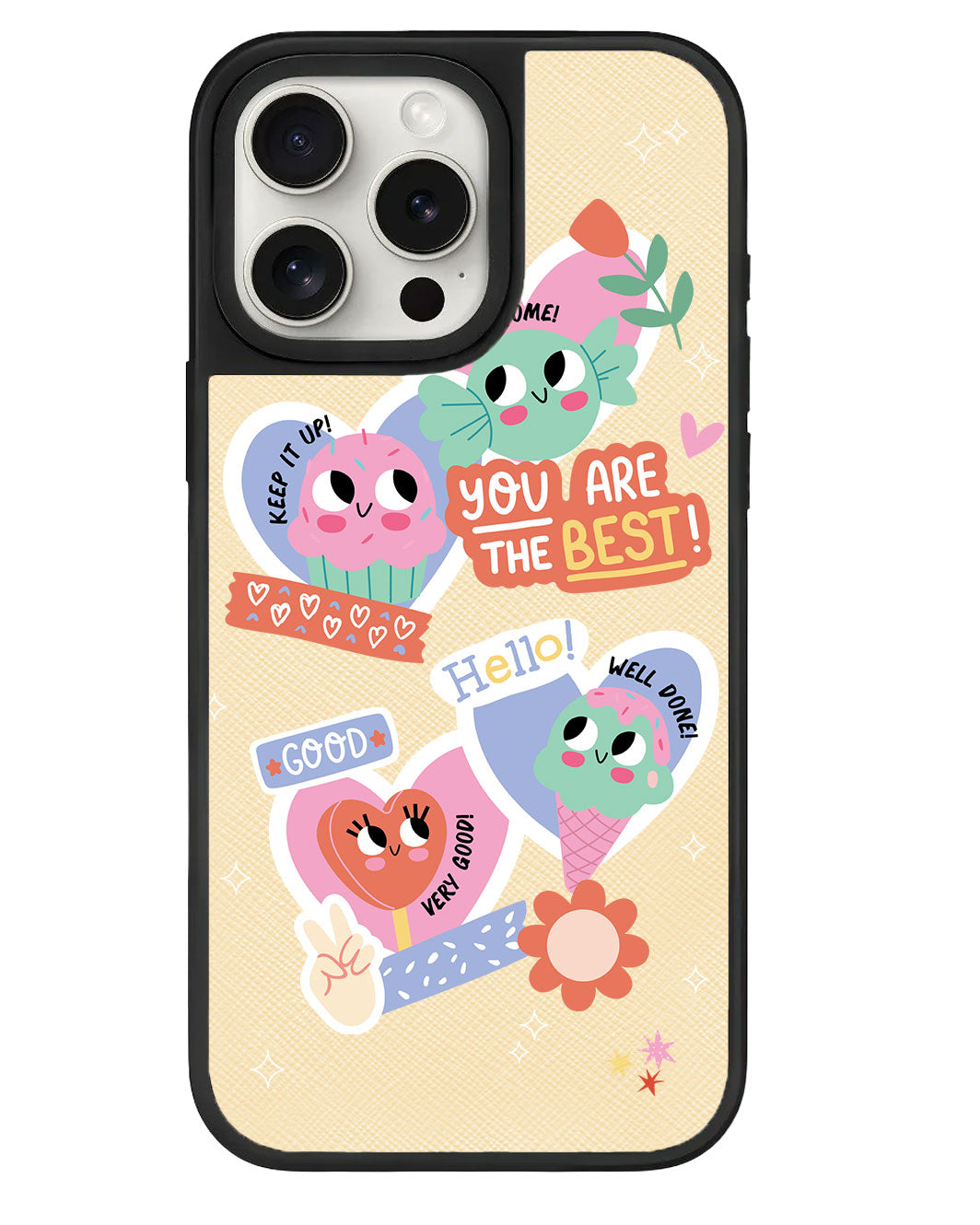 iPhone Leather Grip - Dessert Party