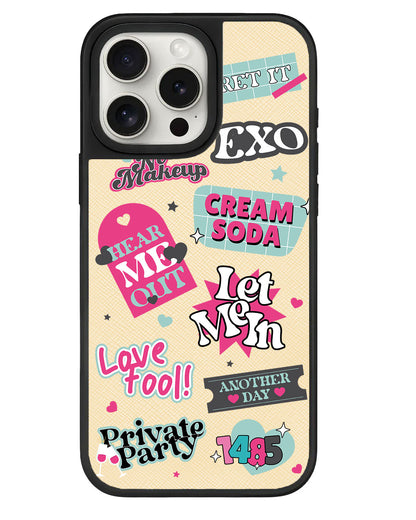 iPhone Leather Grip - EXO Cream Soda