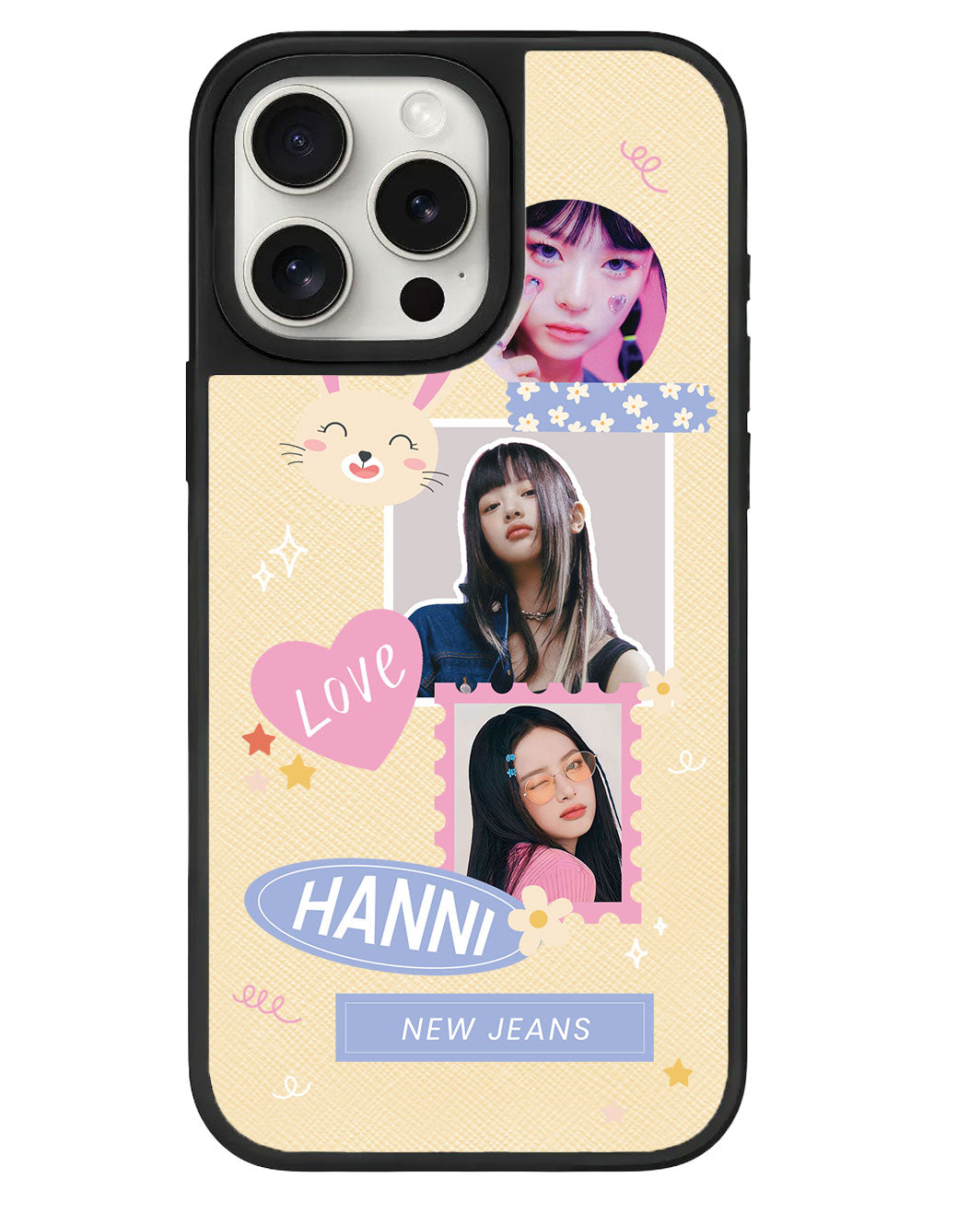 iPhone Leather Grip - Face Grid Frame