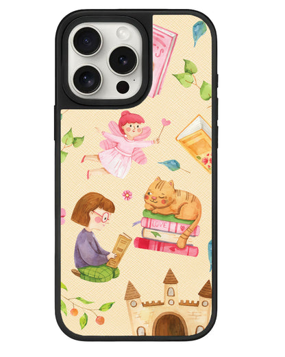 iPhone Leather Grip - Fairy Cat