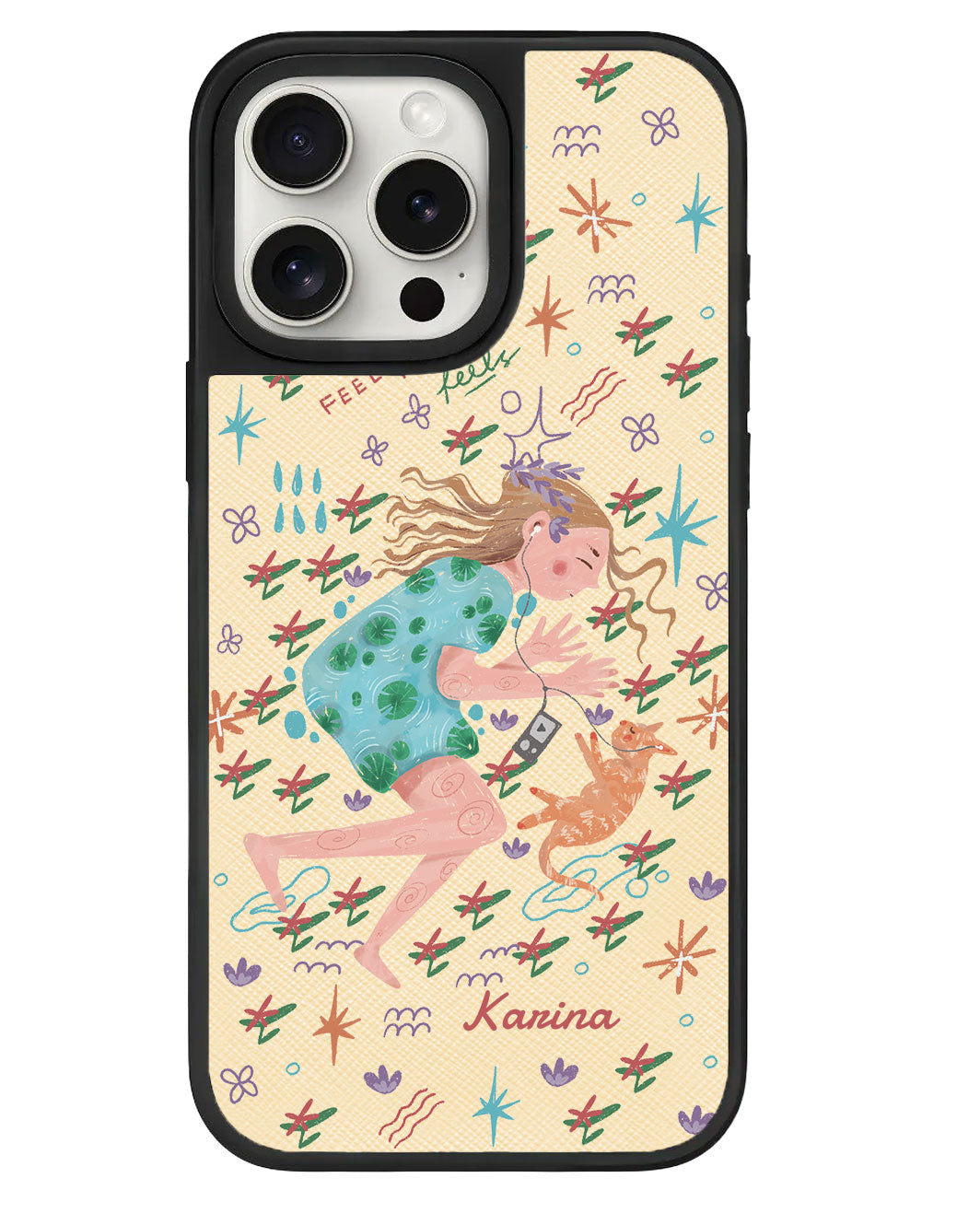 iPhone Leather Grip - Feel the Feels