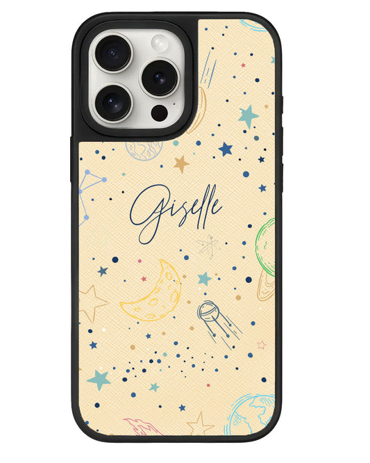 iPhone Leather Grip Case - Galaxy