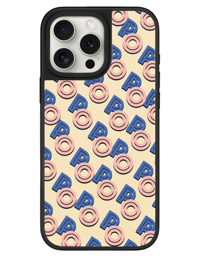 iPhone Leather Grip - Initial Monogram 1.0