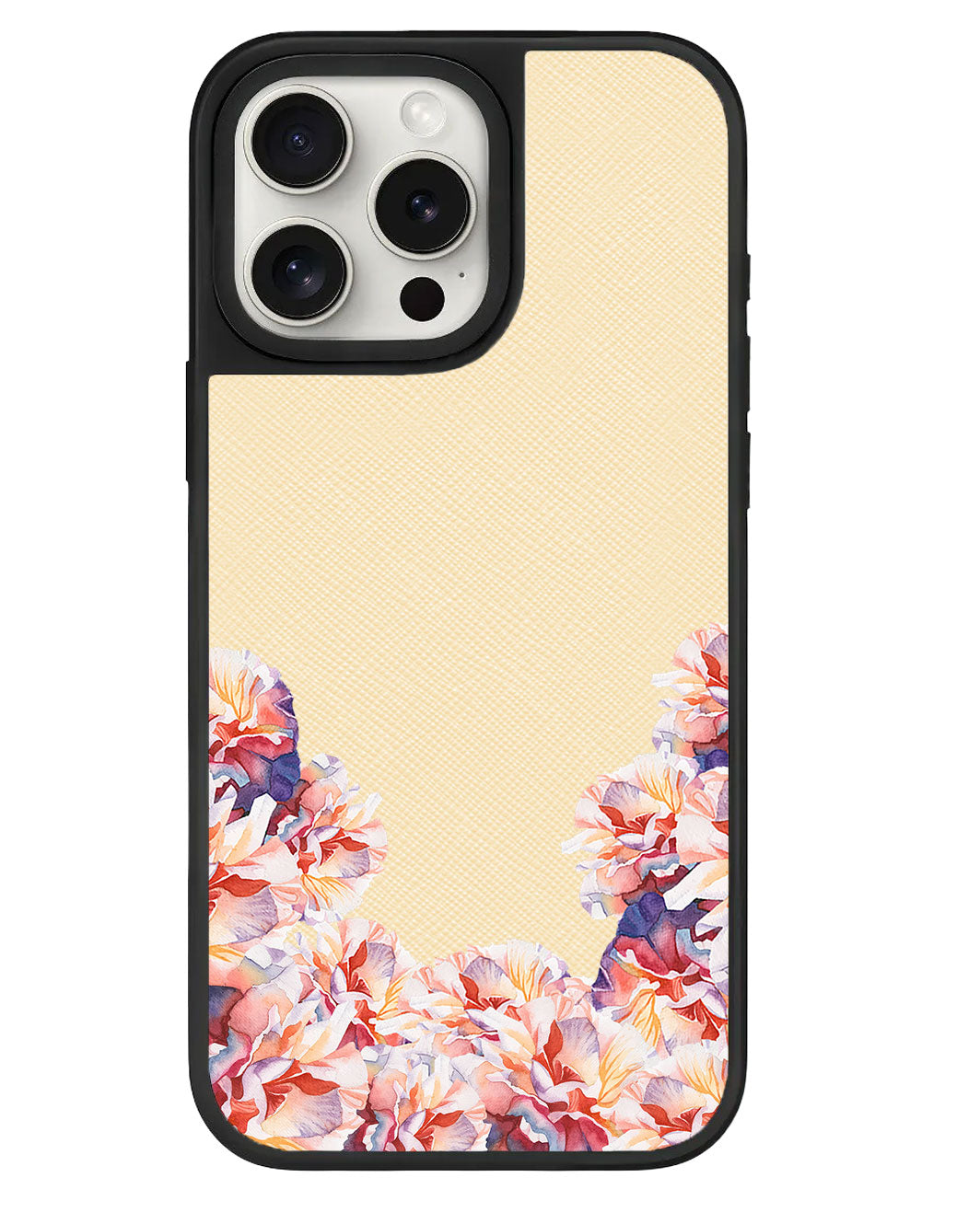 iPhone Leather Grip Case - Gardenia