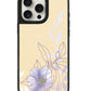 iPhone Leather Grip Case - Purple Lily