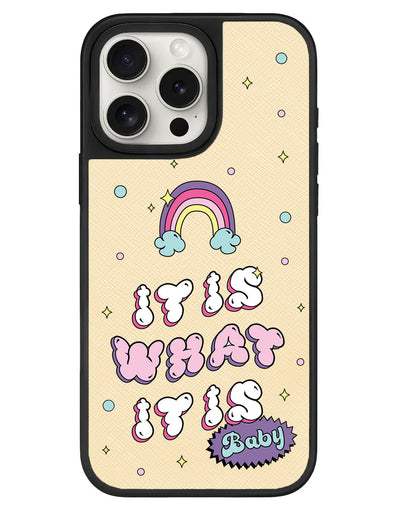 iPhone Leather Grip - It Is What It Is Baby