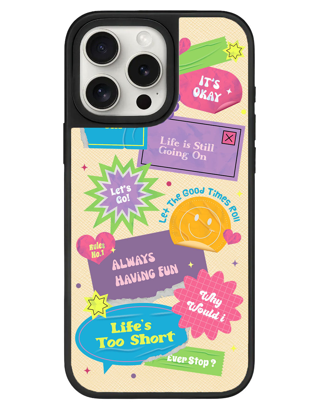 iPhone Leather Grip - Life's Too Short