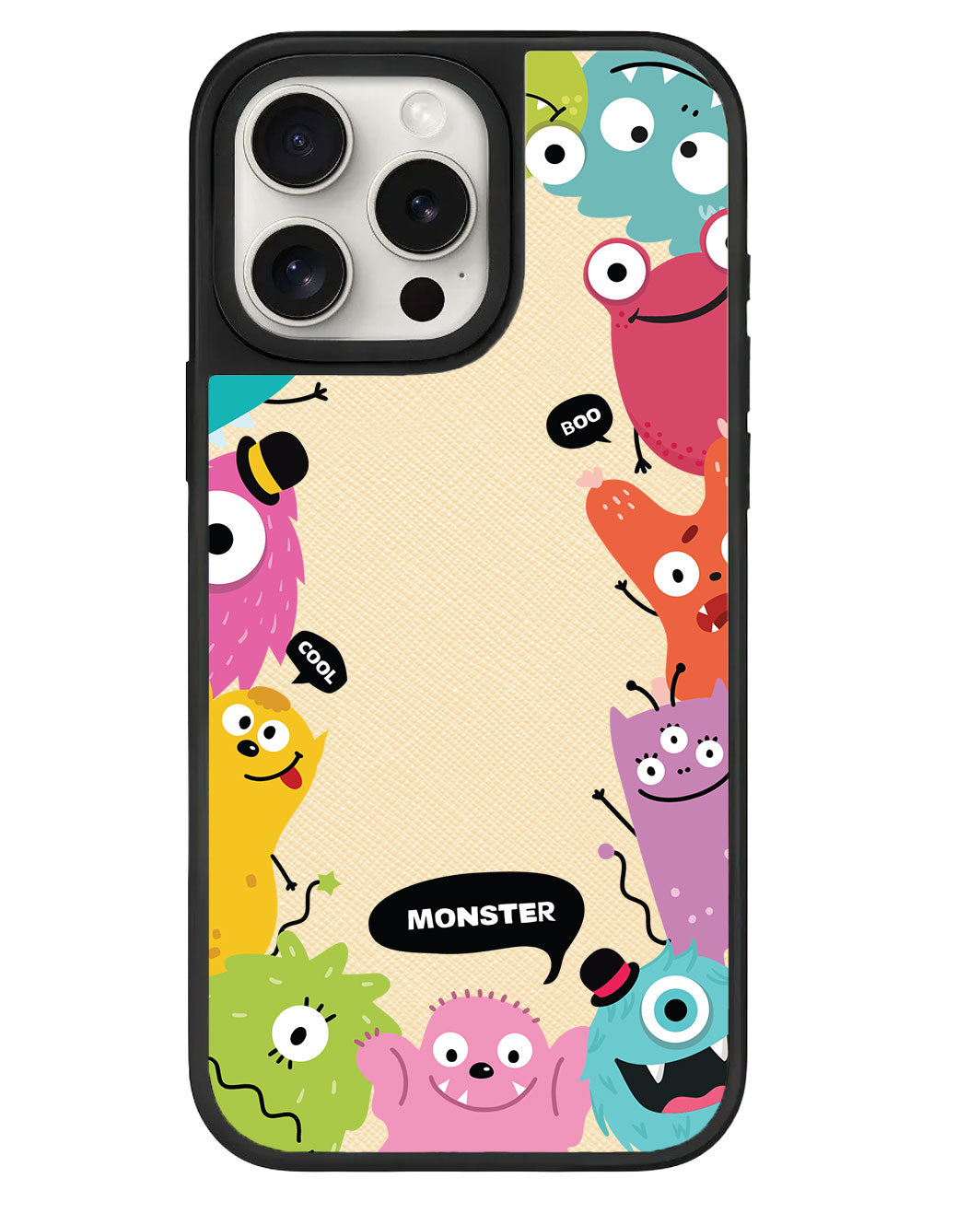 iPhone Leather Grip - Little Monster