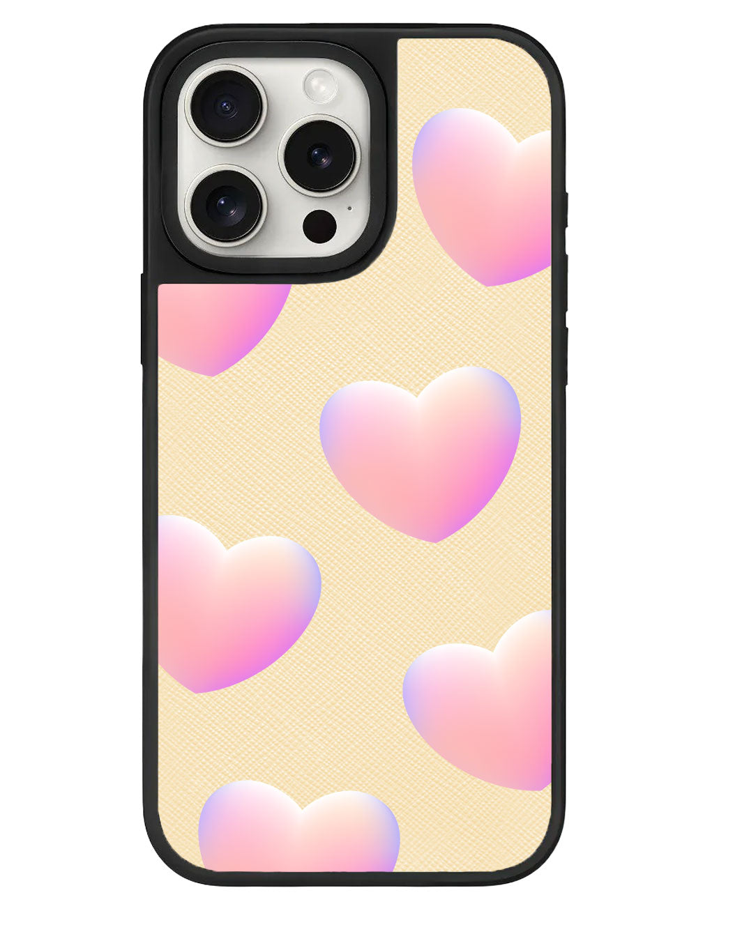 iPhone Leather Grip - Love Shapes