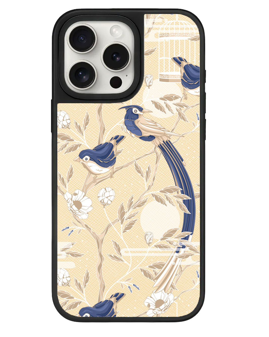 iPhone Leather Grip Case - Lovebird 1.0