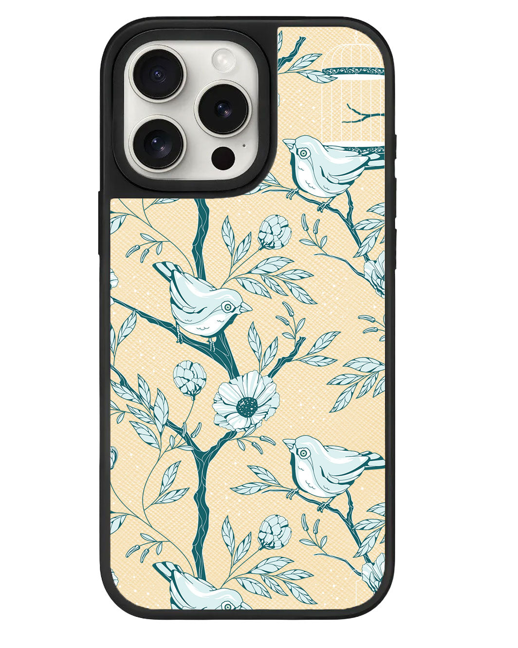 iPhone Leather Grip - Lovebird Monochrome 6.0