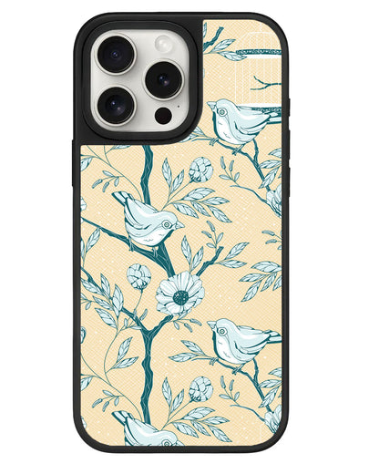 iPhone Leather Grip - Lovebird Monochrome 6.0