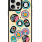 iPhone Leather Grip Case - Monster Sticker Pack