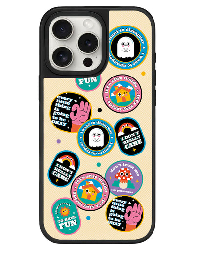 iPhone Leather Grip - Monster Sticker Pack