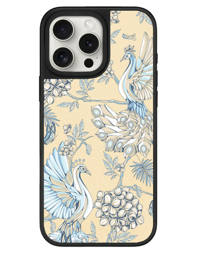 iPhone Leather Grip - Peacock 5.0