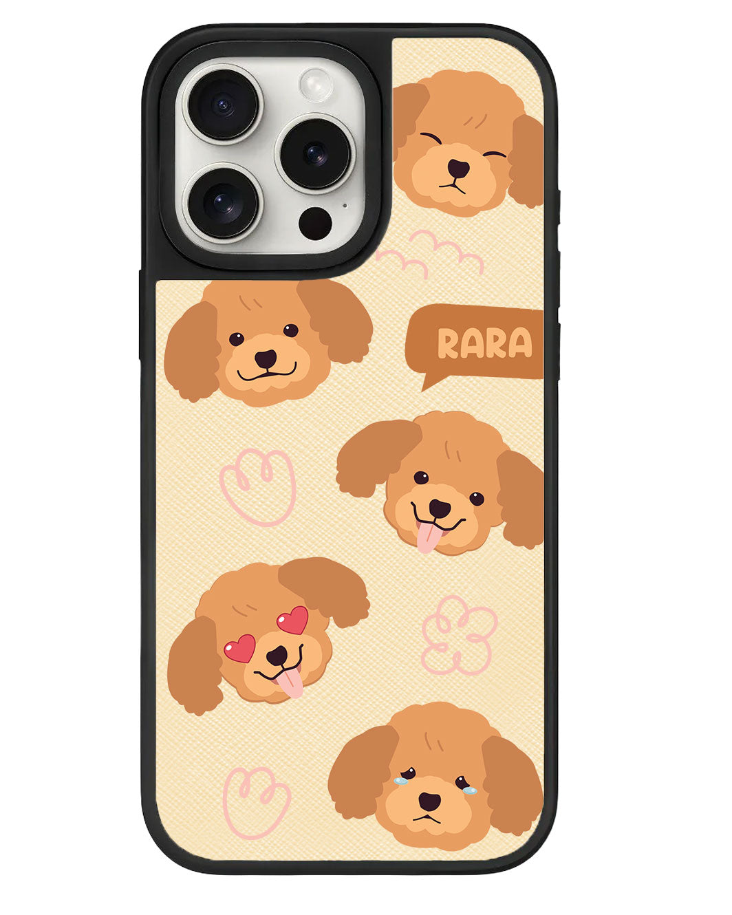iPhone Leather Grip - Poodle Squad 3.0