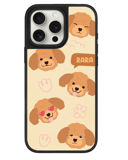 iPhone Leather Grip - Poodle Squad 3.0