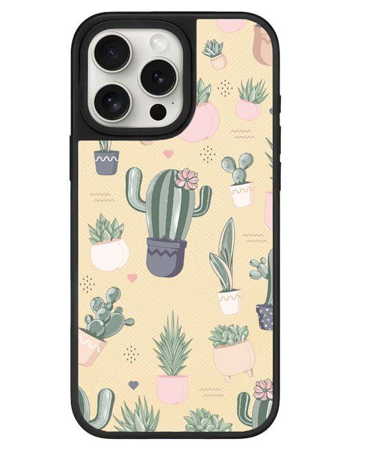 iPhone Leather Grip Case - Cactus 2.0