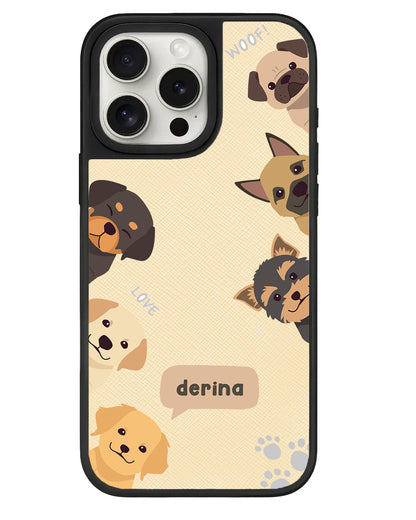iPhone Leather Grip - Ruff Family 1.0