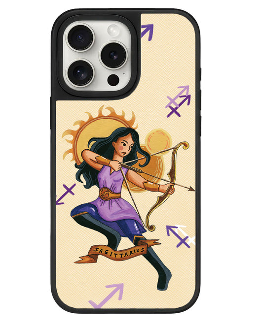 iPhone Leather Grip - Sagittarius