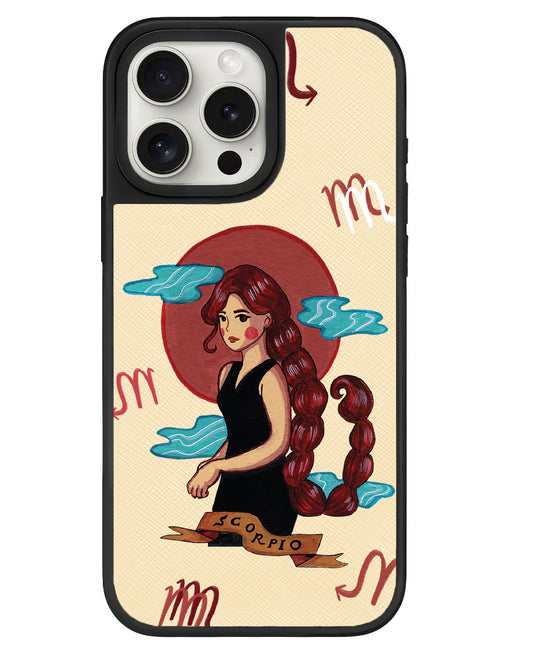 iPhone Leather Grip - Scorpio