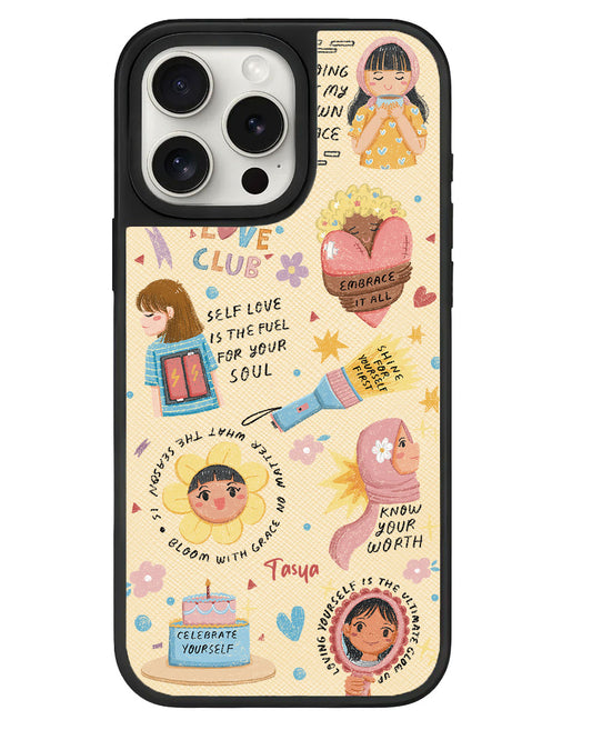 iPhone Leather Grip - Self Love Club