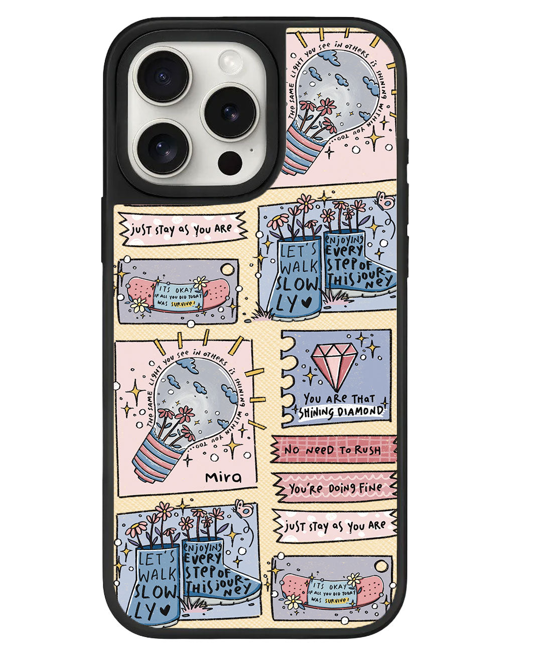 iPhone Leather Grip - Shine