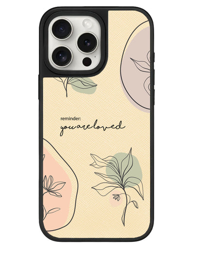 iPhone Leather Grip - Sketchy Flower