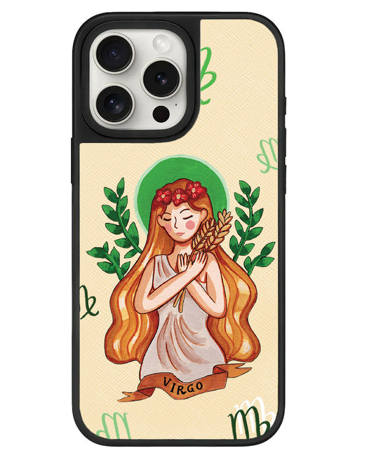 iPhone Leather Grip - Virgo