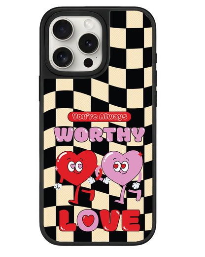 iPhone Leather Grip - Worthy Love