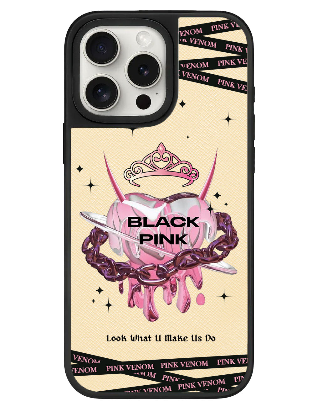 iPhone Leather Grip Case - It's Blackpink