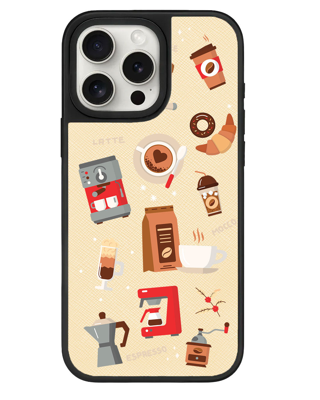 iPhone Leather Grip - Barista