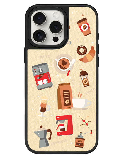 iPhone Leather Grip - Barista