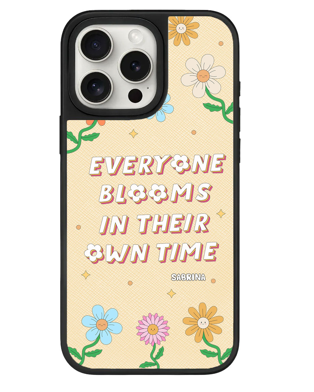 iPhone Leather Grip - Blooms