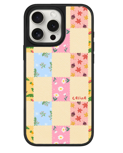 iPhone Leather Grip - Four Seasons Stamps